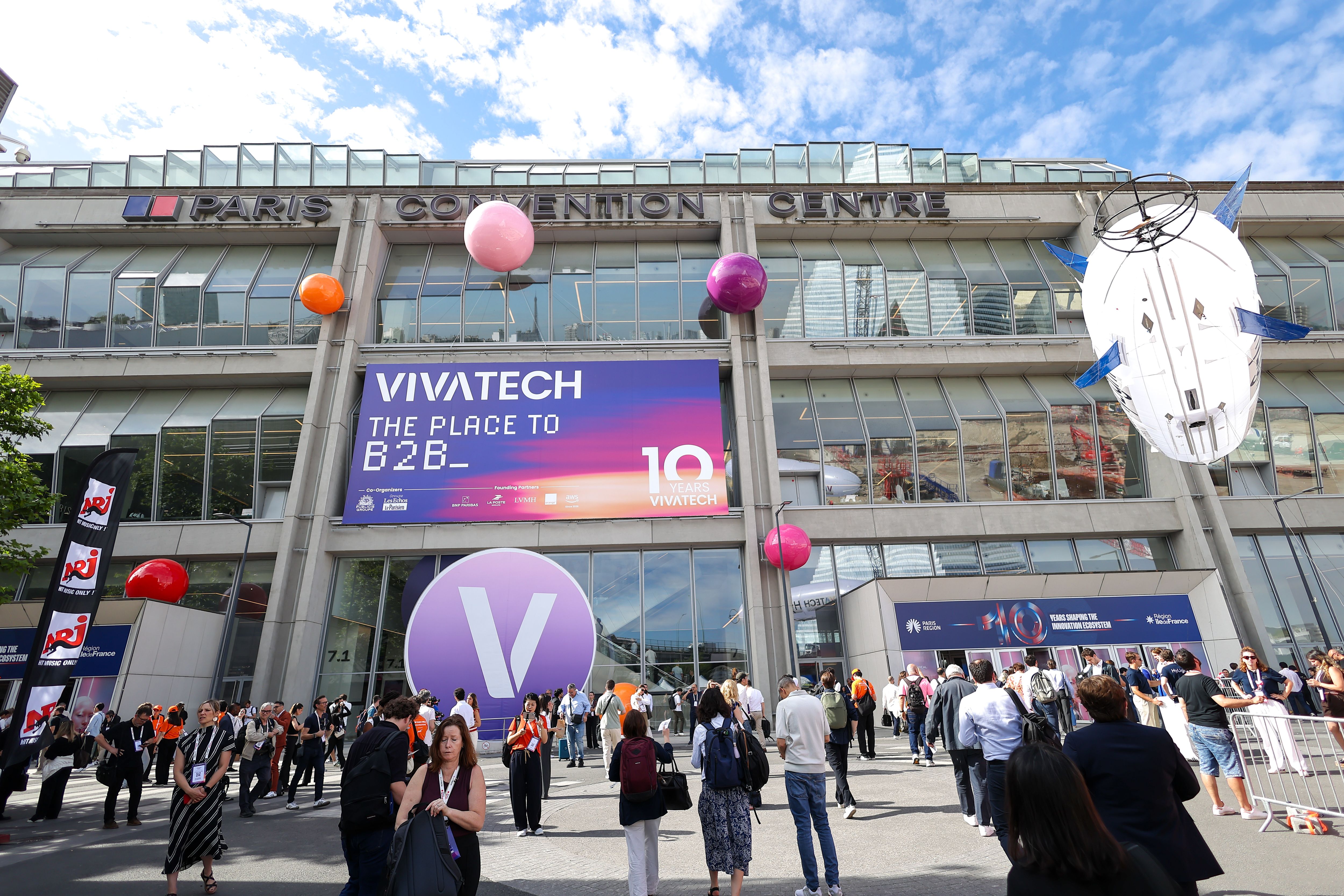 Business and technology networking at VivaTech 2026